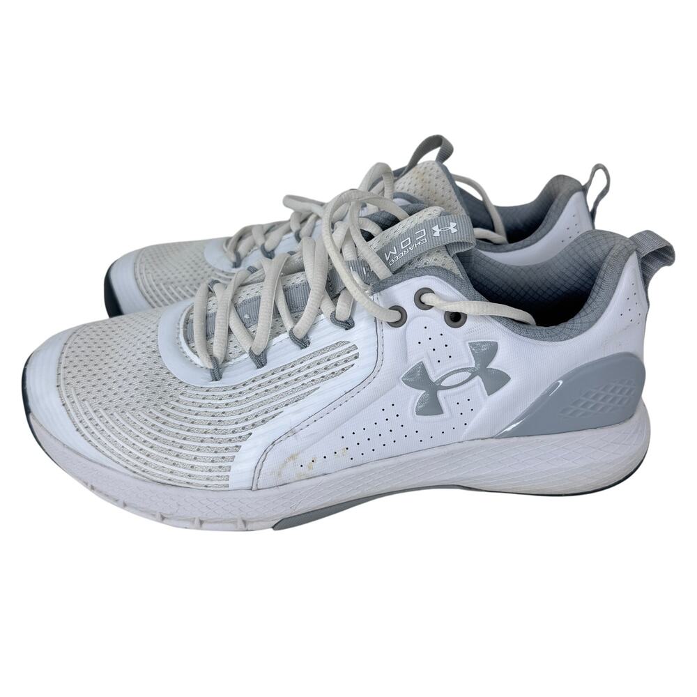 Under Armour Charged Commit TR-3 Training Shoes 3023703-103 White Mens Size 10.5